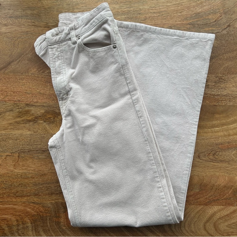 H&M Corduroy Straight Leg Pants